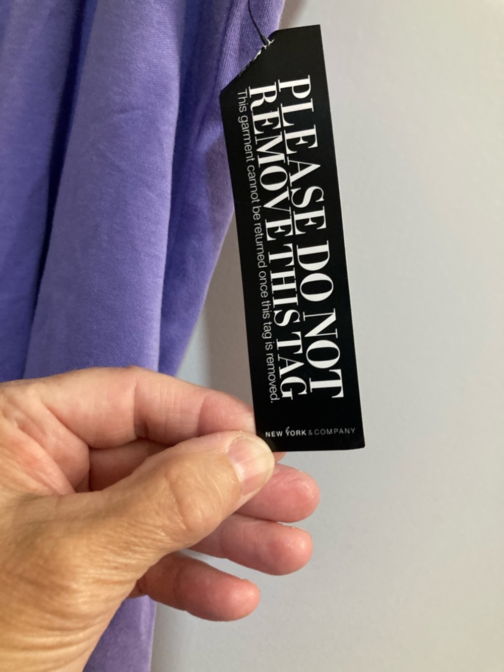 New York & Company Lavender Sleeveless Midi Dress - Picture 8 of 8